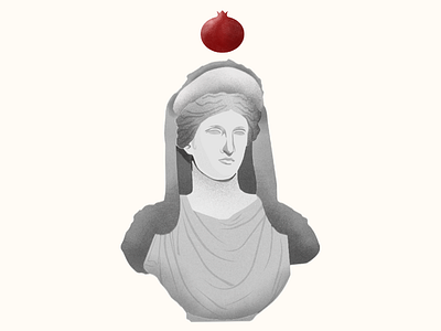 Statuette greek god illustration illustrator statue