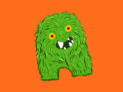 Monster mash animation design gif halloween monster october procreate