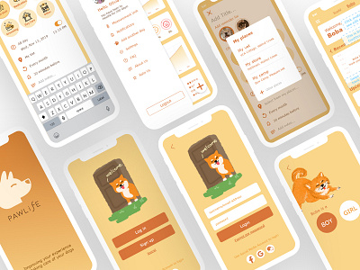 Pawlife: Other screens app design illustration uidesign uiux