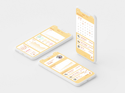 Pawlife three main screens app design graphicdesign uidesign uiux