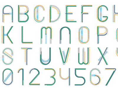 Walnut Creek Commute Typeface Design