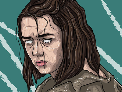 Arya stark portrait
