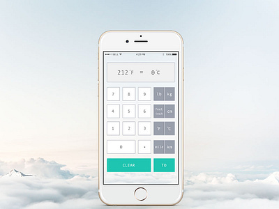 Daily UI #04 / Calculator dailyui