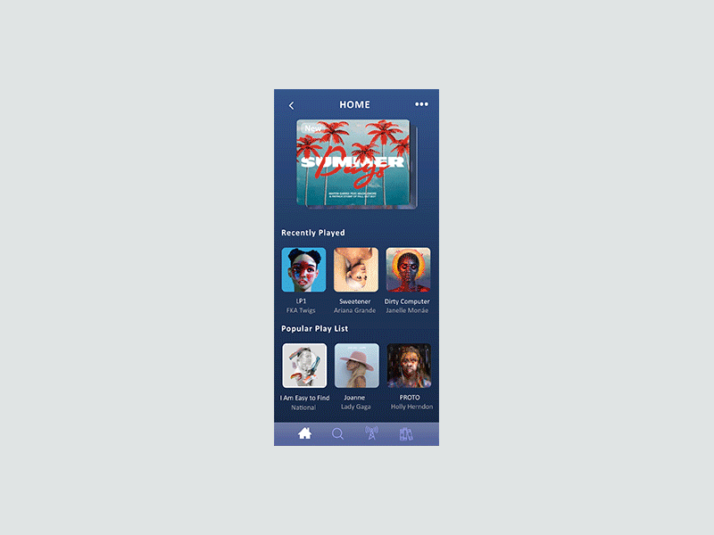 Daily UI #09 / Music Player