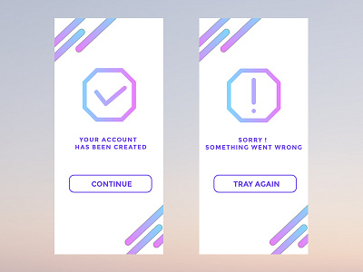 Daily UI #11 / Sign Up error and success messages dailyui