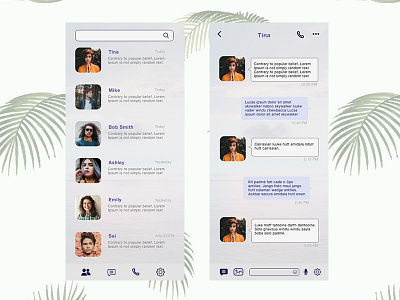 Daily UI #13 / Direct Messaging dailyui