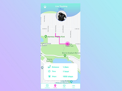 Daily UI #20 / Location Tracker