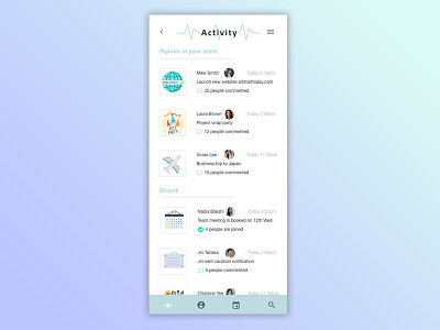 Daily UI #047 / Activity Feed