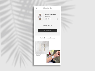 Daily UI #058 / Shopping Cart 058 dailyui shopping cart