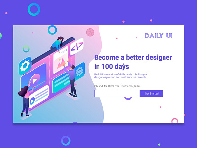 Daily UI #100 / Redesign Daily UI Landing Page 100 dailyui dailyuilandingpage