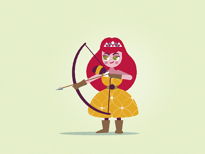Warrior princess, tattoo for kids cut girly knight orange princess red yellow