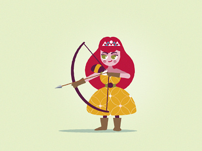 Warrior princess, tattoo for kids