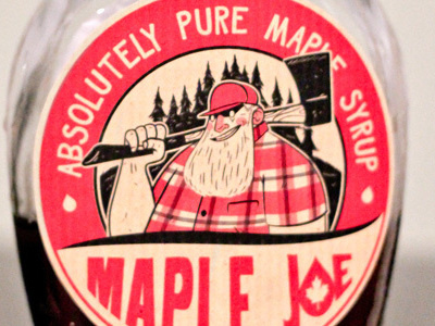 Maple syrup label