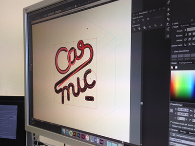 working in a new logo