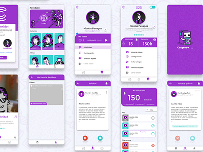 Coru App UI branding design graphic design ui