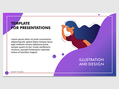 Tamplates design flat illustration vector