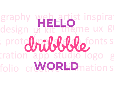 Hello Dribbble hello world