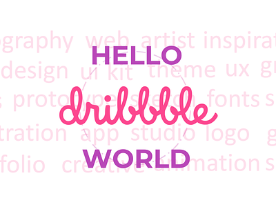 Hello Dribbble