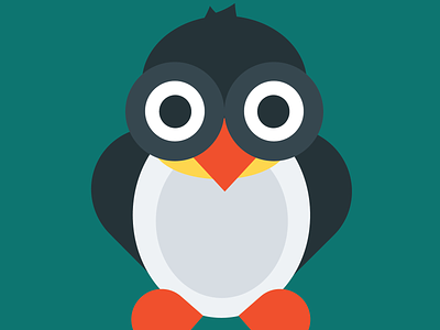 Penguin animal cartoon illustration design illustration logodesign penguin penguin illustration penguin logo vector