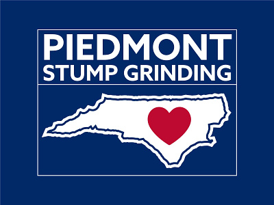 Piedmont Stump Grinding adobe illustrator branding idenity web design website design