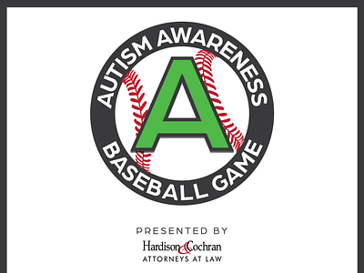 Autism Awareness Baseball Game adobe autism baseball branding elementor event illustrator logo logo design non profit north carolina web design