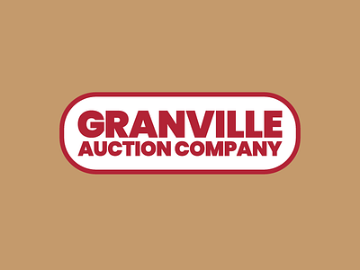 Granville Auction Company adobe illustrator brand branding design graphic design illustration illustrator logo north carolina