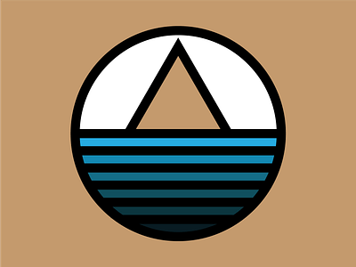 Waterside Pyramid adobe illustrator circle patch triangle