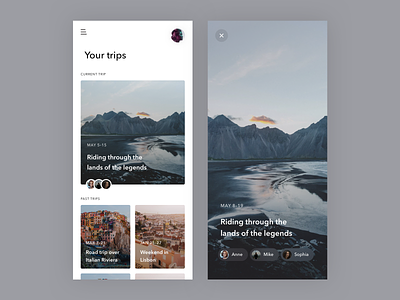 Wander app app background blur diary iceland ios landing mobile remember travel trip