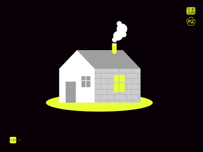 Home cute design geometric geometry home house illustraion illustration inktober neon peachtober20 vector