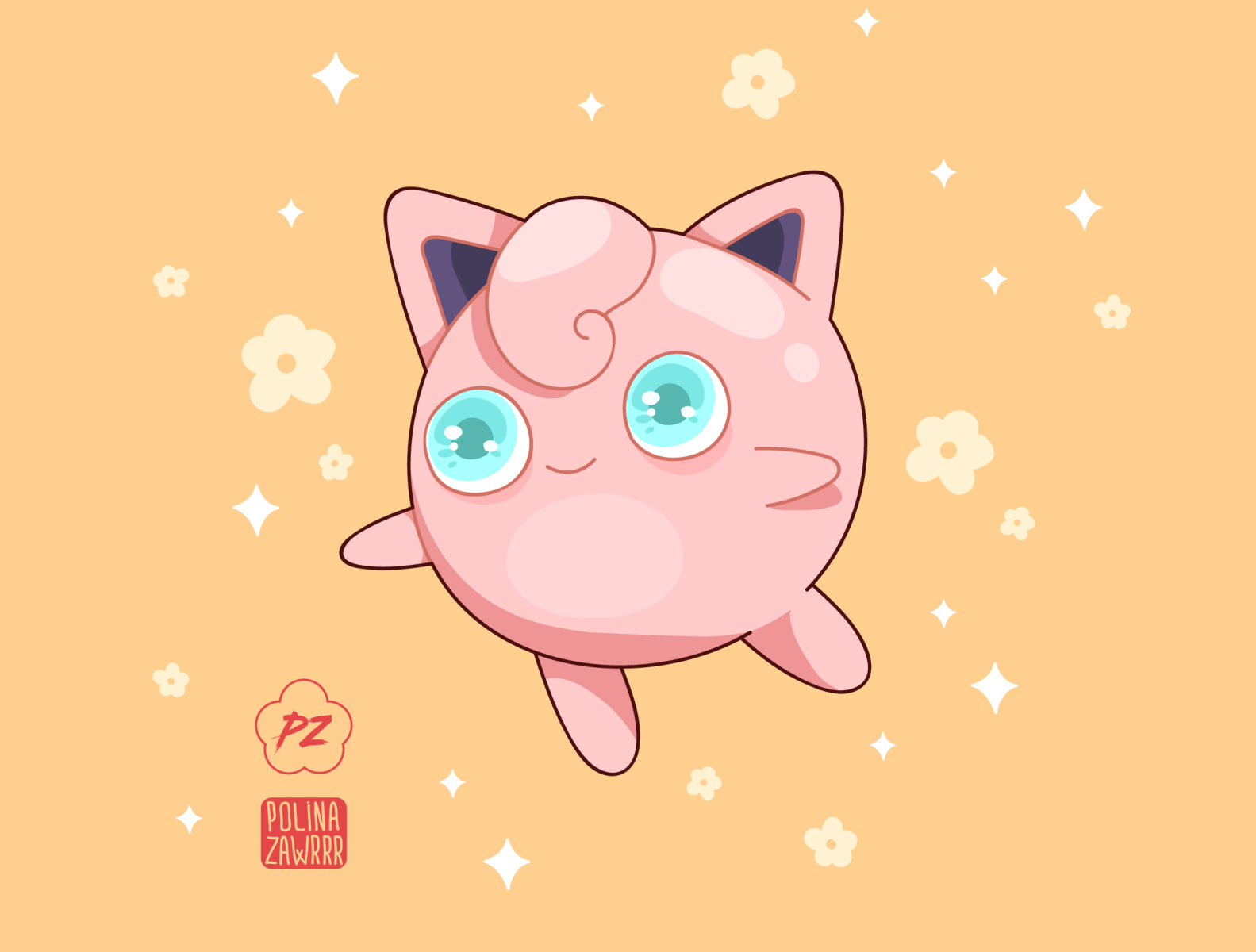 Jigglypuff by Polinazawrrr on Dribbble