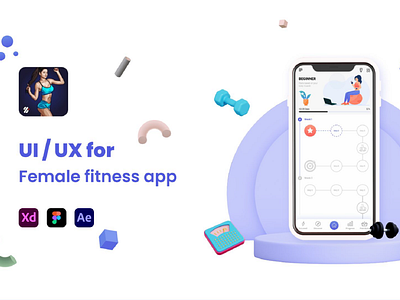 UI/UX for Female Fitness App