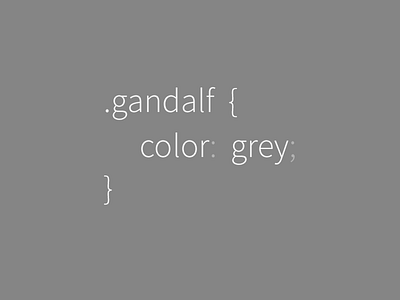 .gandalf css fun gandalf grey pun rebound