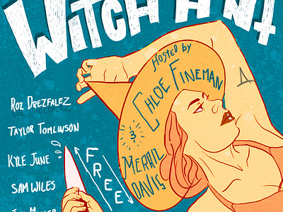 Witch Hunt LA 2019 March art branding design flier illustration marketing poster poster art typography