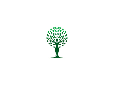 Tree woman logo by Idwan kurnia on Dribbble