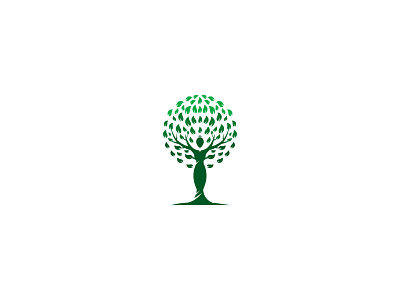 Tree woman logo