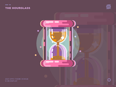 the hourglass app art design icon illustration illustrator logo