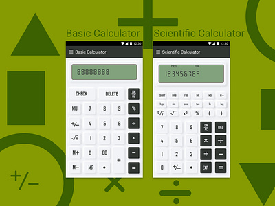 basic scientific calculator by Md Tazmul Hasan on Dribbble