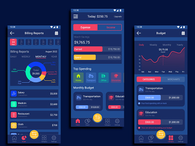 Expense Tracker App Ui Design
