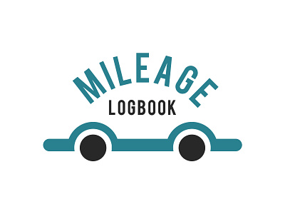 Mileage Logo app branding design flat graphic design logo logo design minimal typography ui ux ux design vector