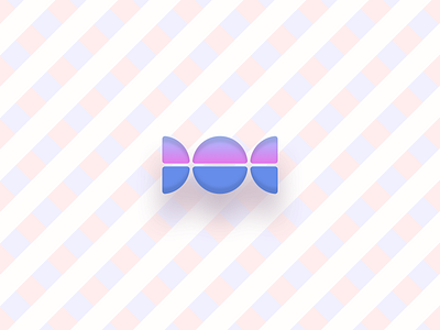 Candy candy icon illustration stripes vector