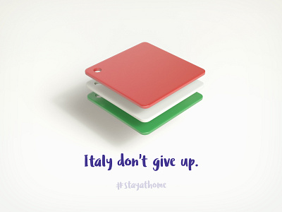 Italy don't give up. italy manifesto