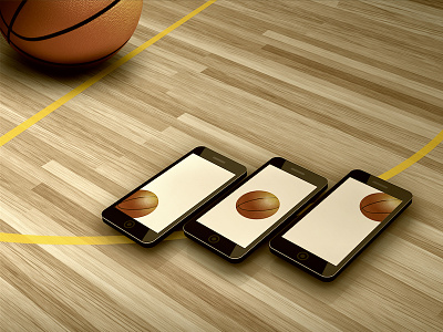 Ball app app ball basketball orange wood yellow