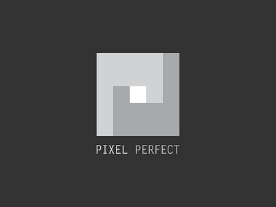 Pixel Perfect Concept black bw concept gray perfect pixel square white