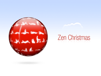 Zen Christmas ball christmas love red sex zen