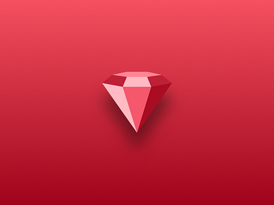 Working with colors colors diamond flat icon minimal pink red shadow skin solid