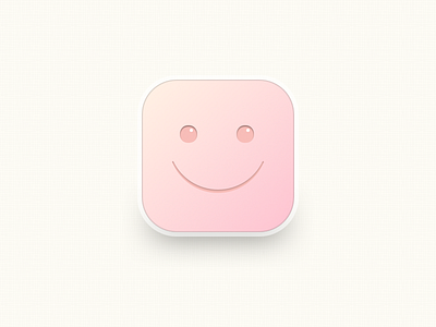 Smile! flat gradient happy icon light shadow smile social ui ux web