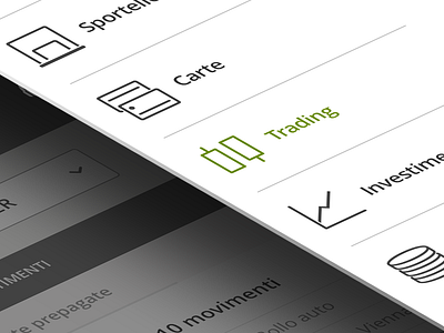 Financial App android app design financial icon ios line minimal open sans trading ui ux