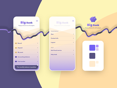 Big Bank -  UI & UX Banking App