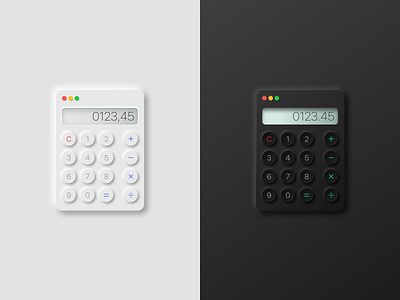 Calculator - Light and dark mode