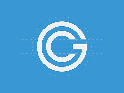 Personal Logotype GC branding chierchia eleveneightyseven gc geo gerardo grid logo logotype mock monogram personal